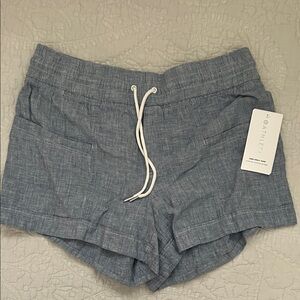 Athleta Women's Cabo Linen 4” Shorts- SZ 14